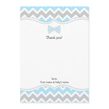 OH BOY Bow Stropdas Boy Baby shower bedankt je not