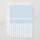 Oh Boy Bowtie Baby shower Uitnodiging (Achterkant)