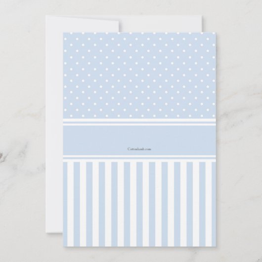 Oh Boy Bowtie Baby shower Uitnodiging (Achterkant)