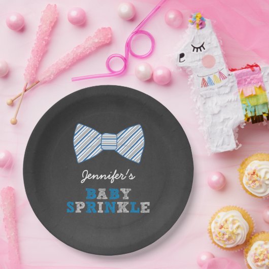 Oh Boy BowTie Baby Sprinkle Bord 3661 (Feest)