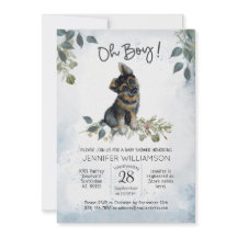 Oh boy! Boy Baby German Shepherd