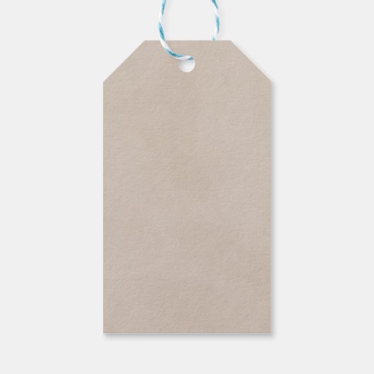 Oh Boy, Cute Bear Baby shower boy Cadeaulabel (Achterkant)