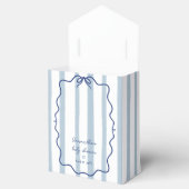 Oh Boy Cute Modern Dusty Blue Baby Shower Bedankdoosjes (Geopend)