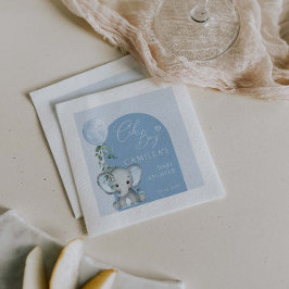 Oh Boy Elephant Boy Balloon Baby shower Servet