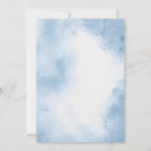 Oh Boy Eucalyptus Baby Shower Blue Balloon   Kaart (Achterkant)