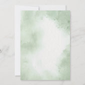 Oh Boy Eucalyptus Greenery Baby Shower Balloon Kaart (Achterkant)