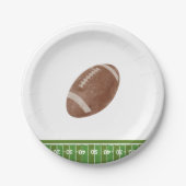 Oh Boy football Baby shower bord (Voorkant)