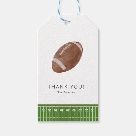 Oh Boy football Baby shower dank je cadeau label Cadeaulabel (Voorkant)