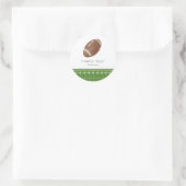 Oh Boy football Baby shower dank je sticker (Tas)
