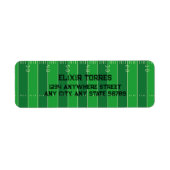 Oh Boy Football Baby shower Etiket (Voorkant)