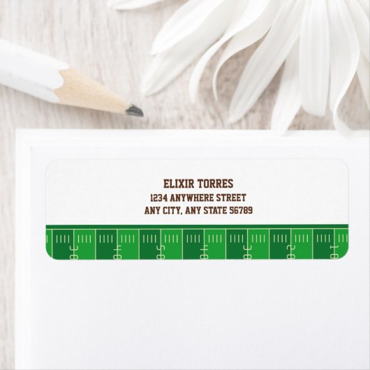 Oh Boy Football Baby shower Etiket (Insitu)