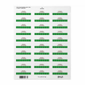 Oh Boy Football Baby shower Etiket (Full Sheet)