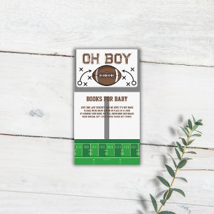 Oh Boy Football Baby shower Informatiekaartje