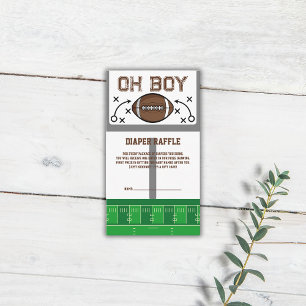 Oh Boy Football Baby shower Informatiekaartje