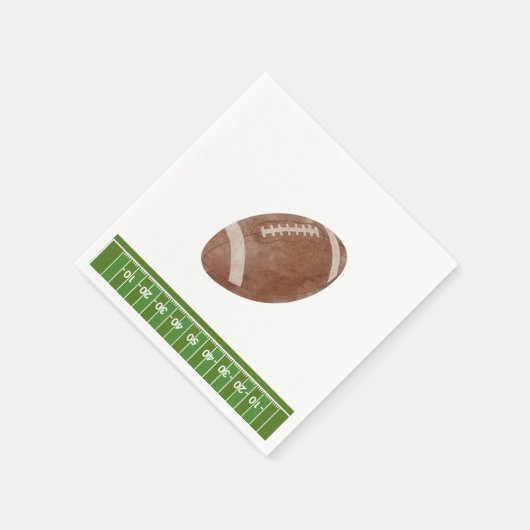 Oh Boy football Baby shower servet (Hoek)