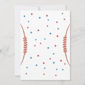 Oh Boy Football Theme Baby Shower Kaart (Achterkant)