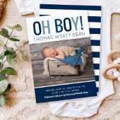 Oh Boy Foto Birth Announement Aankondiging