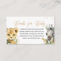 Oh Boy Greenery Safari Baby shower Boeken voor Bab