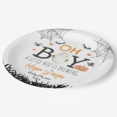 Oh Boy Halloween Papieren Borden Bordje (Gekanteld)
