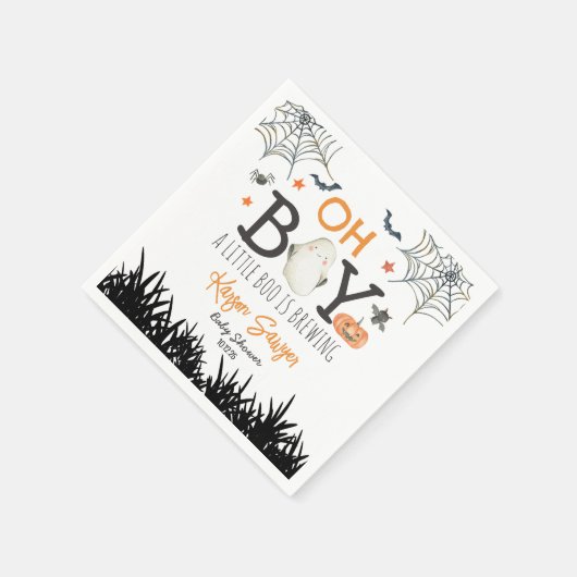 Oh Boy Halloween servetten (Hoek)