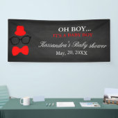 OH BOY! Kleine Mannen Stropdas Baby Boy Shower Ban Spandoek (Beurs)