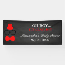 OH BOY! Kleine Mannen Stropdas Baby Boy Shower Ban