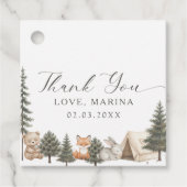 Oh boy let the adventure begin baby shower  bedankjes labels (Voorkant)