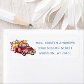 Oh Boy Little Pumpkin Herfst Baby aankondiging Etiket (Insitu)