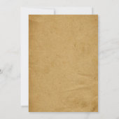 Oh Boy Little Pumpkin Herfst Baby shower Uitnodigi Kaart (Achterkant)