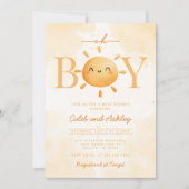 Oh Boy Little Ray van Sunshine Sun Baby shower Kaart (Voorkant)