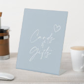 Oh Boy minimalistische Baby shower Kaarten en gesc Reclamebord Met Voetstuk (Insitu)