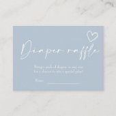 Oh Boy minimalistische moderne Baby showers luier  Informatiekaartje (Voorkant)