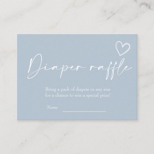 Oh Boy minimalistische moderne Baby showers luier Informatiekaartje (Voorkant)