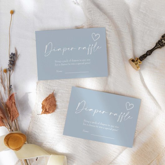 Oh Boy minimalistische moderne Baby showers luier  Informatiekaartje