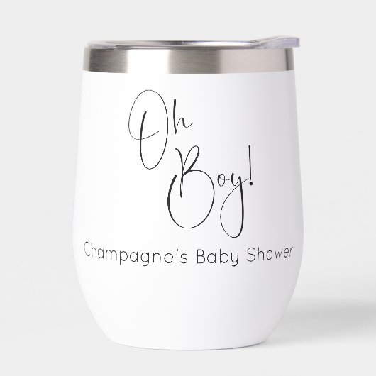 Oh Boy Modern Script Baby shower (Links)