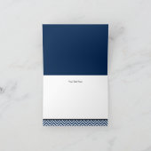 Oh Boy Mustache Baby shower Dank je kaart (Binnen)