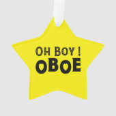 Oh Boy Oboe Ornament (achterkant)