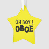 Oh Boy Oboe Ornament (voorkant)