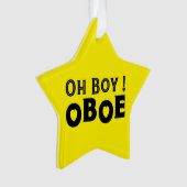Oh Boy Oboe Ornament (voorkant)
