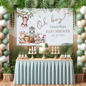 Oh Boy Oerwoud Safari Baby shower Banner