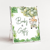 Oh Boy Oerwoud Safari Baby shower Boeken en gesche Poster