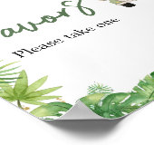 Oh Boy Oerwoud Safari Baby shower gunsten Poster (Hoek)