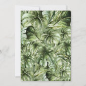 Oh Boy Oerwoud Safari Baby shower Kaart (Achterkant)