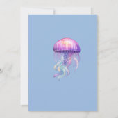 Oh boy onder het zee Baby Boy Shower Bedankkaart (Achterkant)