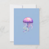 Oh boy onder het zee Baby Boy Shower Bedankkaart (Achterkant)