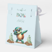Oh boy onder het Zee Turtle Party Bedankdoosjes (Achterkant)