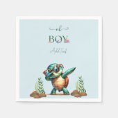 Oh boy onder het Zee Turtle Party Servet (Voorkant)