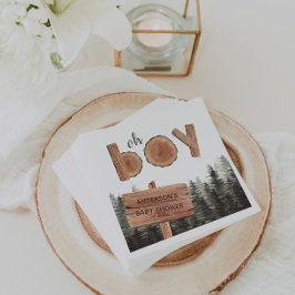 Oh Boy Pine Trees Servet