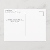 Oh Boy Puppy Dog Modern Sage Green Baby shower Uitnodiging Briefkaart (Achterkant)