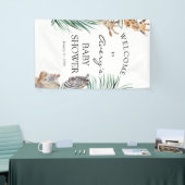 Oh Boy Safari Animals Banner Welkom Sign Banner (Beurs)